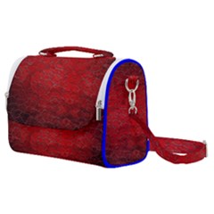 Red-grunge-texture-black-gradient Satchel Shoulder Bag by Ket1n9