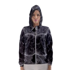 Space-universe-earth-rocket Women s Hooded Windbreaker by Ket1n9