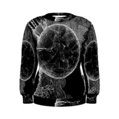 Space-universe-earth-rocket Women s Sweatshirt by Ket1n9