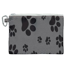Dog-foodprint Paw Prints Seamless Background And Pattern Canvas Cosmetic Bag (xl) by Ket1n9