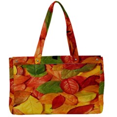 Leaves Texture Canvas Work Bag