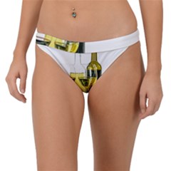 White-wine-red-wine-the-bottle Band Bikini Bottoms