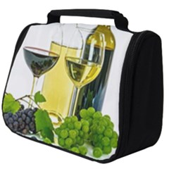 White-wine-red-wine-the-bottle Full Print Travel Pouch (big) by Ket1n9