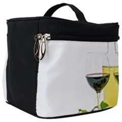 White-wine-red-wine-the-bottle Make Up Travel Bag (big) by Ket1n9