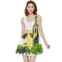 White-wine-red-wine-the-bottle Inside Out Reversible Sleeveless Dress by Ket1n9