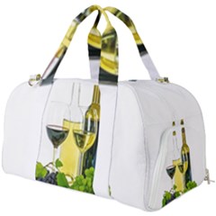 White-wine-red-wine-the-bottle Burner Gym Duffel Bag by Ket1n9