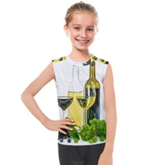 White-wine-red-wine-the-bottle Kids  Mesh Tank Top by Ket1n9