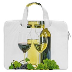 White-wine-red-wine-the-bottle Macbook Pro 13  Double Pocket Laptop Bag