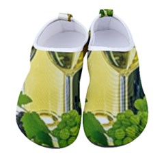 White-wine-red-wine-the-bottle Women s Sock-style Water Shoes