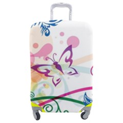Butterfly Vector Art Luggage Cover (medium) by Ket1n9