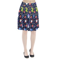 Colorful Funny Christmas Pattern Pleated Skirt