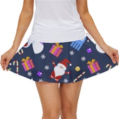 Colorful Funny Christmas Pattern Women s Skort