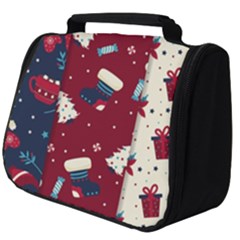 Flat Design Christmas Pattern Collection Art Full Print Travel Pouch (big) by Ket1n9
