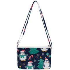 Colorful Funny Christmas Pattern Double Gusset Crossbody Bag by Ket1n9