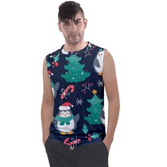 Colorful Funny Christmas Pattern Men s Regular Tank Top by Ket1n9