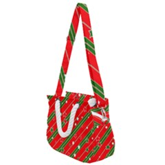 Christmas Paper Star Texture Rope Handles Shoulder Strap Bag by Ket1n9