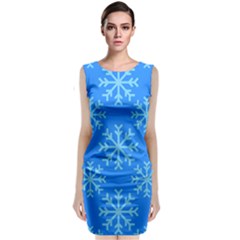 Holiday Celebration Decoration Background Christmas Sleeveless Velvet Midi Dress by Ket1n9