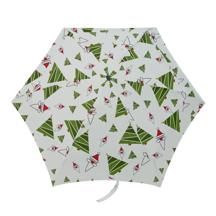 Christmas-santa-claus-decoration Mini Folding Umbrellas