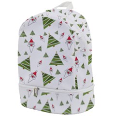 Christmas-santa-claus-decoration Zip Bottom Backpack