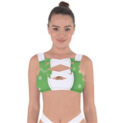 Christmas-bauble-ball Bandaged Up Bikini Top by Ket1n9