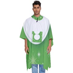 Christmas-bauble-ball Men s Hooded Rain Ponchos