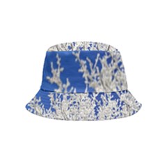 Crown-aesthetic-branches-hoarfrost- Inside Out Bucket Hat (kids) by Ket1n9