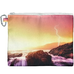 California-sea-ocean-pacific Canvas Cosmetic Bag (xxxl) by Ket1n9