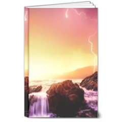 California-sea-ocean-pacific 8  X 10  Hardcover Notebook