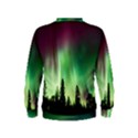 Aurora-borealis-northern-lights Kids  Sweatshirt View2