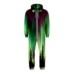 Aurora-borealis-northern-lights Hooded Jumpsuit (Kids)