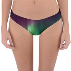 Aurora-borealis-northern-lights Reversible Hipster Bikini Bottoms