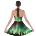 Aurora-borealis-northern-lights Strapless Bra Top Dress View2