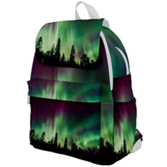 Aurora-borealis-northern-lights Top Flap Backpack