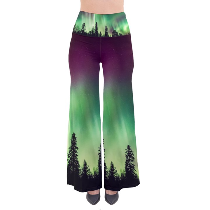 Aurora-borealis-northern-lights So Vintage Palazzo Pants