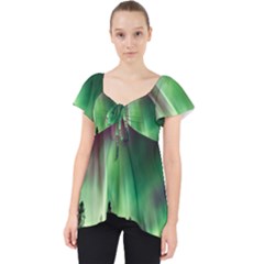 Aurora-borealis-northern-lights Lace Front Dolly Top
