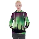 Aurora-borealis-northern-lights Women s Hooded Pullover View1