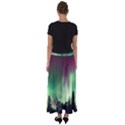 Aurora-borealis-northern-lights Flared Maxi Skirt View2