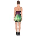 Aurora-borealis-northern-lights One Shoulder Ring Trim Bodycon Dress View2