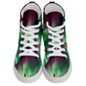 Aurora-borealis-northern-lights Women s Hi-Top Skate Sneakers View1