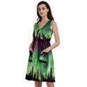 Aurora-borealis-northern-lights Sleeveless Dress With Pocket View2