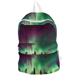 Aurora-borealis-northern-lights Foldable Lightweight Backpack