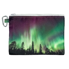 Aurora-borealis-northern-lights Canvas Cosmetic Bag (XL)