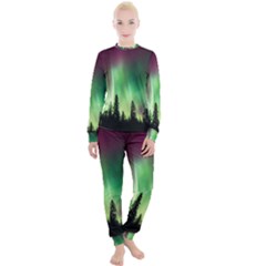 Aurora-borealis-northern-lights Women s Lounge Set by Ket1n9