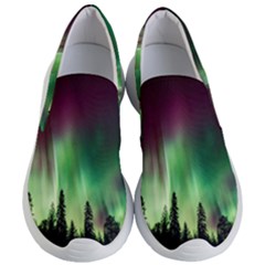 Aurora-borealis-northern-lights Women s Lightweight Slip Ons