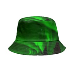 Aurora-borealis-northern-lights- Inside Out Bucket Hat by Ket1n9