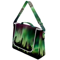 Aurora-borealis-northern-lights Box Up Messenger Bag