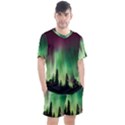 Aurora-borealis-northern-lights Men s Mesh T-Shirt and Shorts Set View1