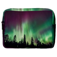 Aurora-borealis-northern-lights Make Up Pouch (Large)