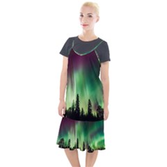 Aurora-borealis-northern-lights Camis Fishtail Dress