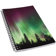 Aurora-borealis-northern-lights 5 5  X 8 5  Notebook by Ket1n9